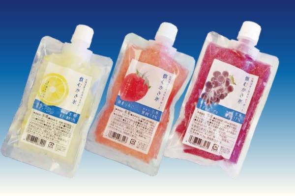飲むかき氷（国産マイヤーレモンなど３種）